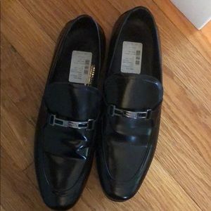 Versace Mens Shoes size 8 Leather Black